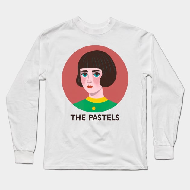 The Pastels •• Original Fan Tribute Design Long Sleeve T-Shirt by unknown_pleasures